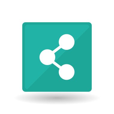 simgesi tasarım paylaşmak, illüstrasyon vektör