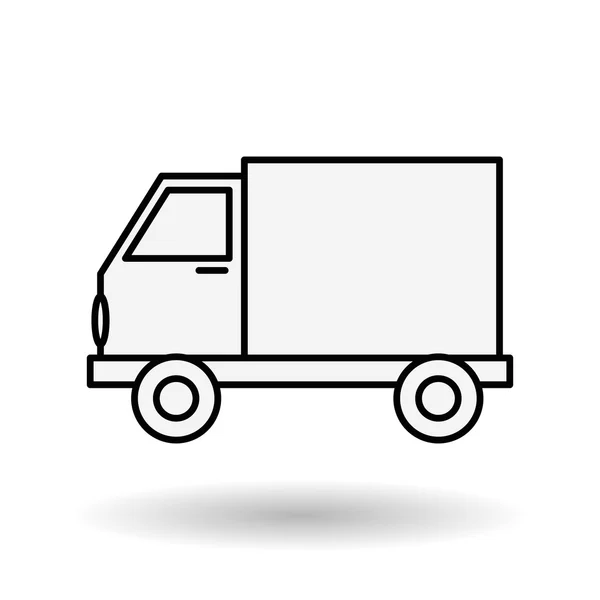 Delivery  icon design, vector illustration — Stock Vector