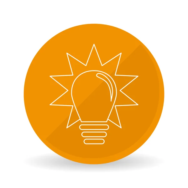 Design de ícone de lâmpada, ilustração vetorial —  Vetores de Stock