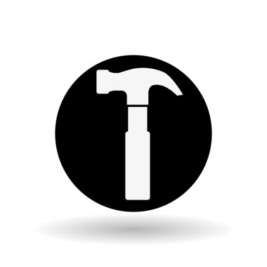 aracı tasarım çekiç, illüstrasyon vektör