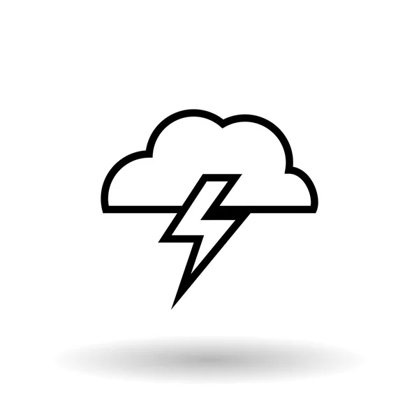 Design de ícone de nuvem, ilustração vetorial — Vetor de Stock