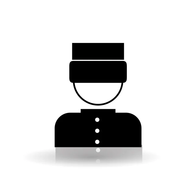 Hotel bellboy design, illustration vectorielle — Image vectorielle