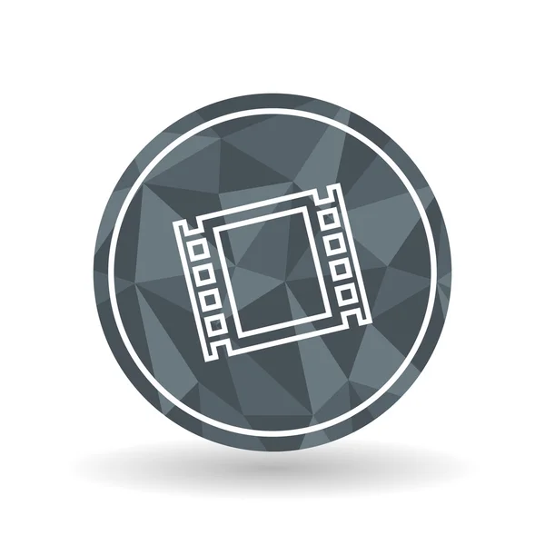 Diseño de iconos de película, ilustración vectorial — Vector de stock