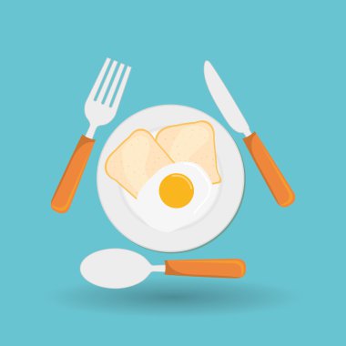 Menü çocuklar simgesi tasarım, vektör çizim vektör çizim