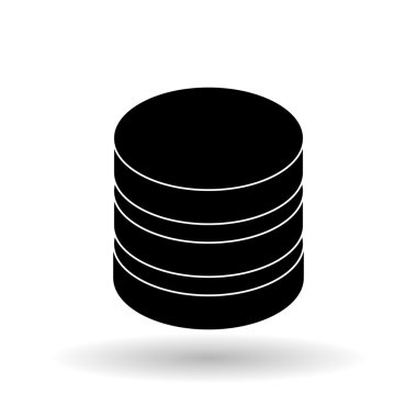 Veri Merkezi simgesi tasarım