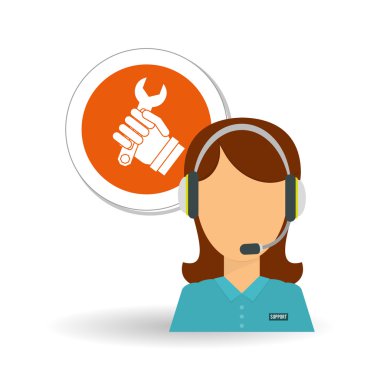 Çağrı Merkezi simgesi tasarım