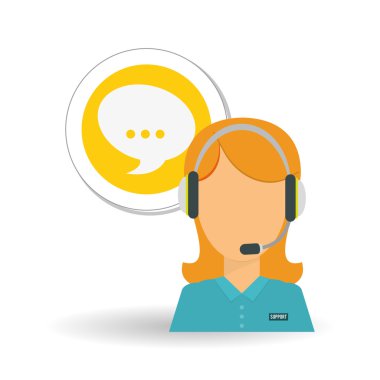 Çağrı Merkezi simgesi tasarım