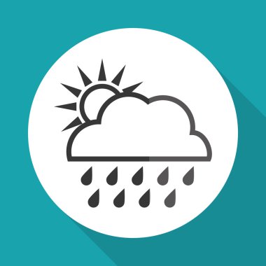 bulut simgesi tasarım, vektör çizim