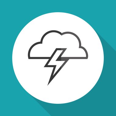 bulut simgesi tasarım, vektör çizim