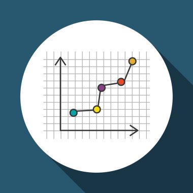 Infographic simgesi tasarım, vektör çizim