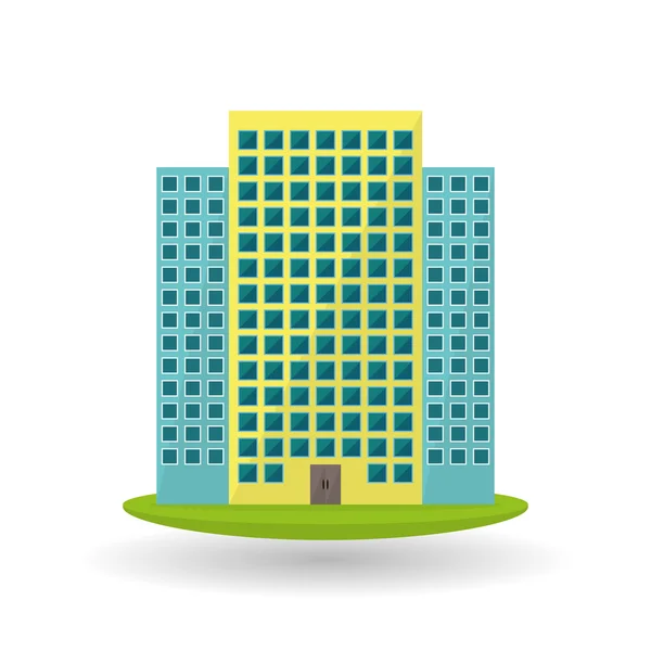 Building icon design — Stock Vector