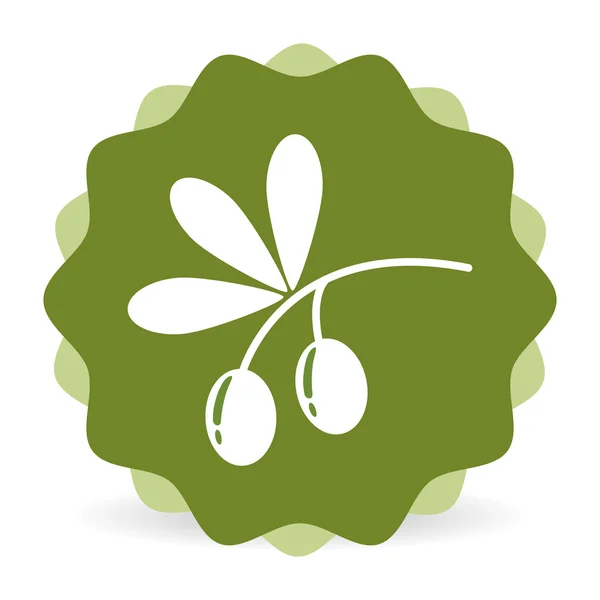 Disegno icona olio d'oliva, illustrazione vettoriale — Vettoriale Stock