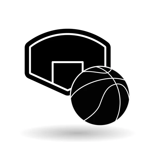 Diseño de icono de baloncesto — Vector de stock