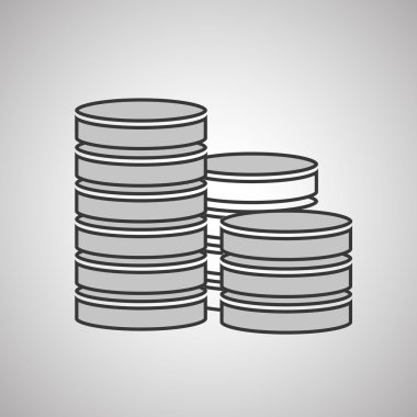 sikke simge tasarım, vektör çizim