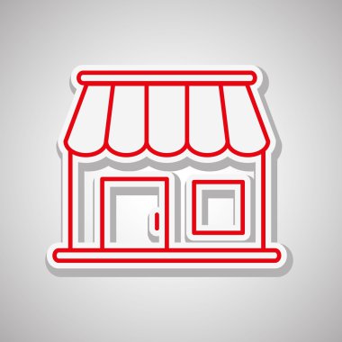 alışveriş simgesi tasarım, illüstrasyon vektör