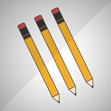 kalem simgesi tasarım, vektör çizim