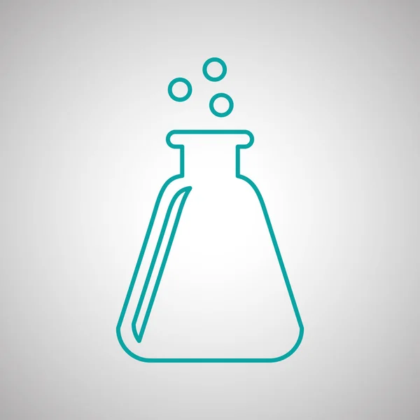 Flask icon design, vector illustration — Stock Vector