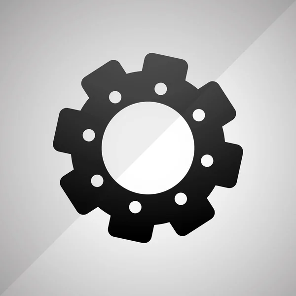 Gear icon design, vector illustration — Stock Vector