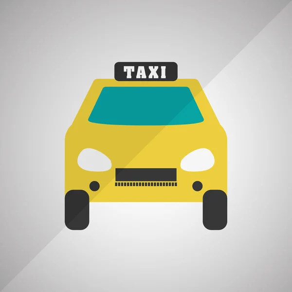 Taxi pictogram ontwerp, vectorillustratie — Stockvector