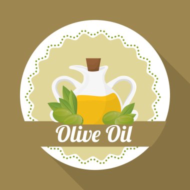 Zeytinyağı tasarım, vektör çizim