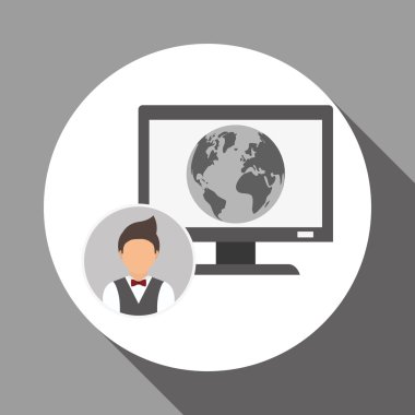 insanlar simgesi tasarım, vektör çizim