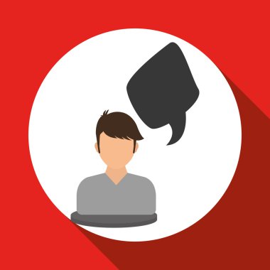 insanlar simgesi tasarım, vektör çizim