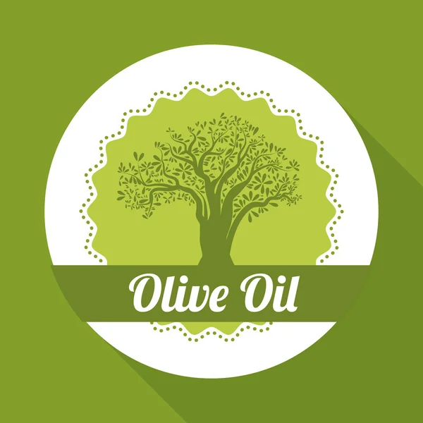 Progettazione olio d'oliva, illustrazione vettoriale — Vettoriale Stock