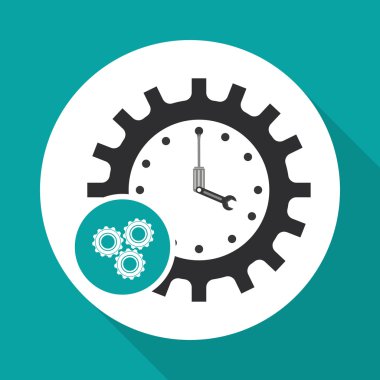 Teknik Servis ve Çağrı Merkezi simgesi tasarım, vektör çizim