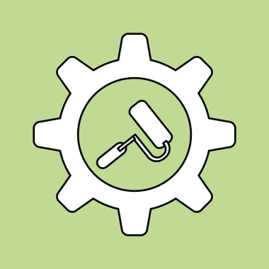 Araçlar simgesi tasarım, vektör çizim