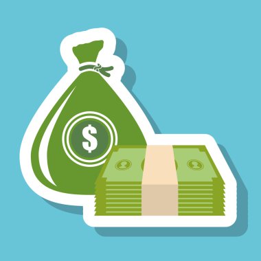 Para faturaları tasarım, vektör çizim vektör çizim