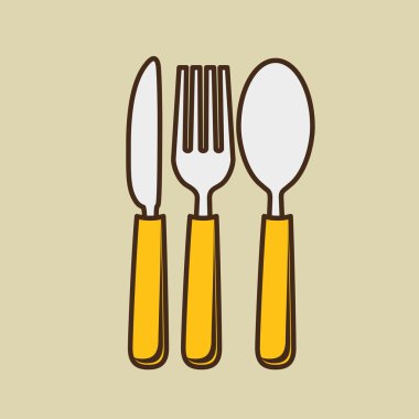 Menü çocuklar simgesi tasarım, vektör çizim vektör çizim