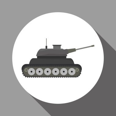 Askeri tank tasarımı, vektör çizim