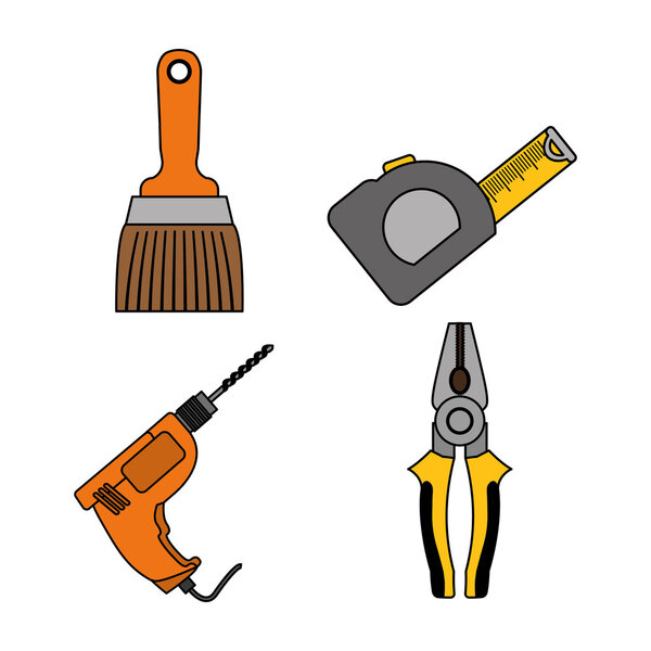 дизайн инструмента, векторная иллюстрация