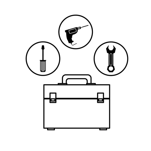 Desenho da ferramenta, ilustração vetorial —  Vetores de Stock