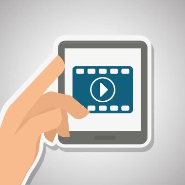 Tablet simgesi tasarım, vektör çizim