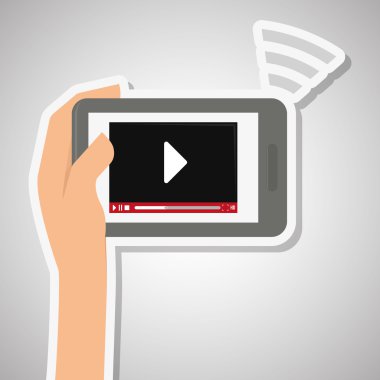 akıllı telefon simgesi tasarım, vektör çizim