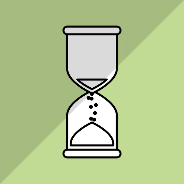 Disegno dell'icona del tempo, illustrazione vettoriale — Vettoriale Stock