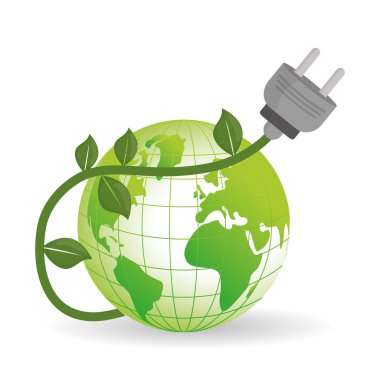 Eko tasarım, vektör çizim takın