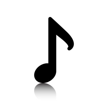 müzik Not tasarım, vektör çizim