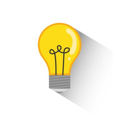 ampul tasarım, vektör çizim