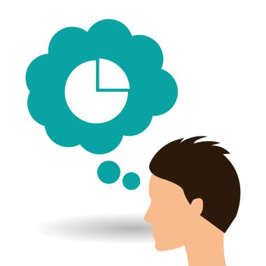 Çözüm simgesi tasarım, vektör çizim