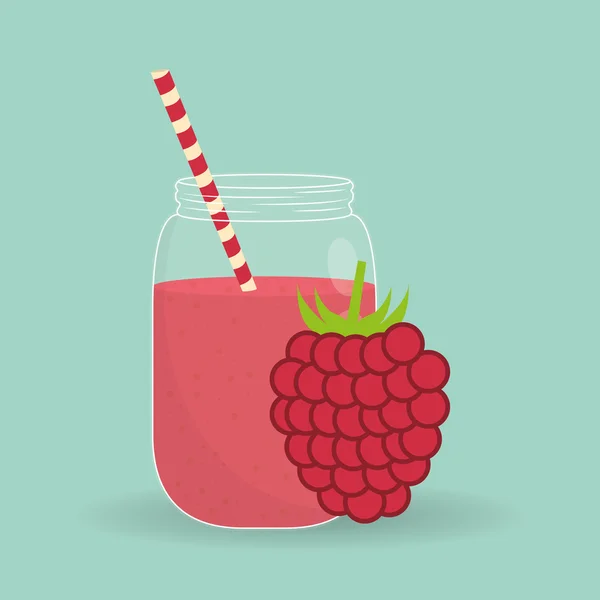 Smoothie-Icon-Design, Vektorillustration — Stockvektor