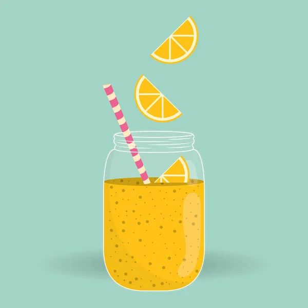 Design de ícone de smoothie, ilustração vetorial — Vetor de Stock