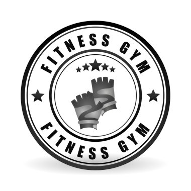 Fitness ve spor salonu tasarımı, vektör çizim