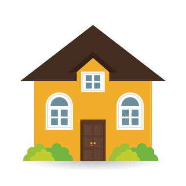 Simgesi tasarım evi, illüstrasyon vektör