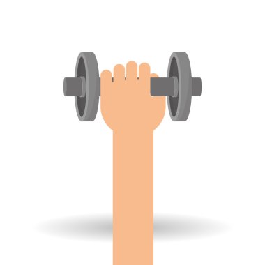 Fitness ve spor salonu tasarımı, vektör çizim