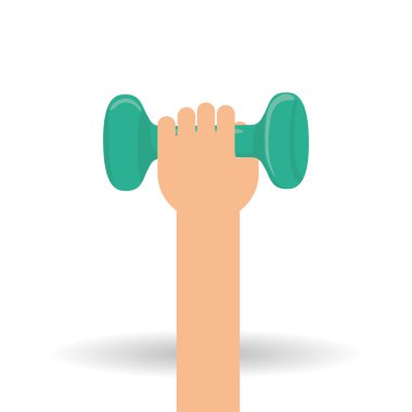 Fitness ve spor salonu tasarımı, vektör çizim