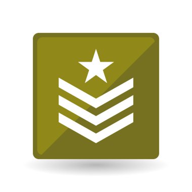 Askeri yıldız tasarım, vektör çizim