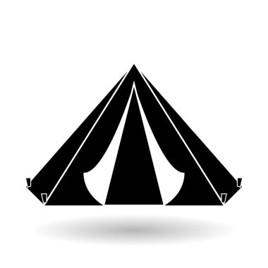 Askeri çadır tasarımı, vektör çizim