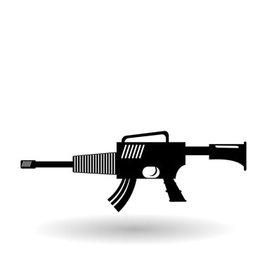 Askeri simgesi tasarım, vektör çizim